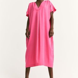 H&M Caftan/Kaftan dress, bright pink, XXL, NWT